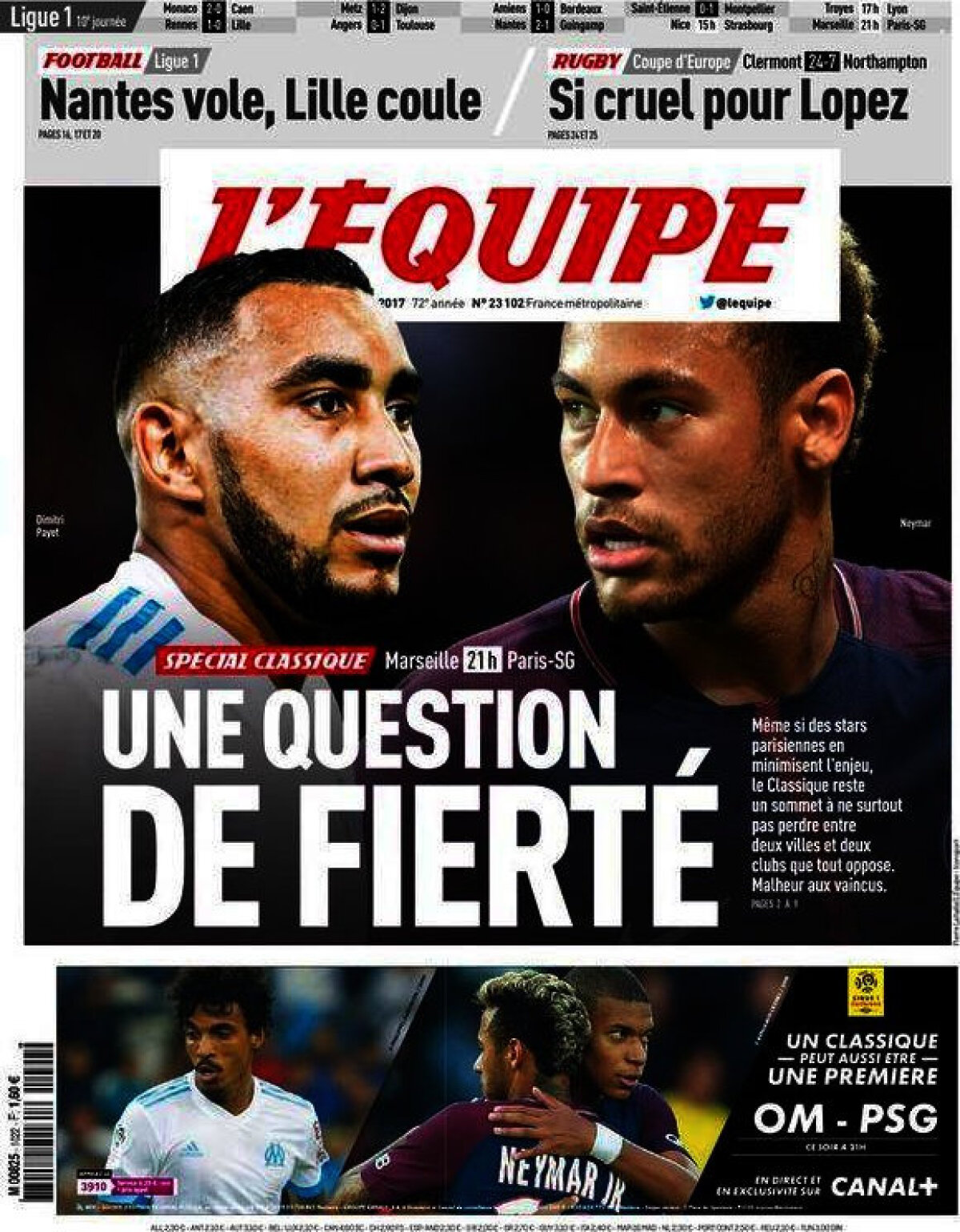 Ce scriu azi ziarele de sport din lume (22 octombrie 2017)