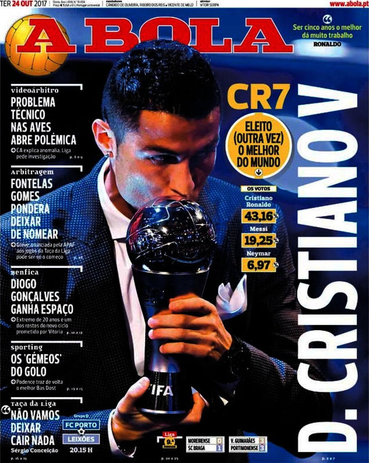 Ce scriu azi ziarele de sport din lume (24 octombrie 2017)