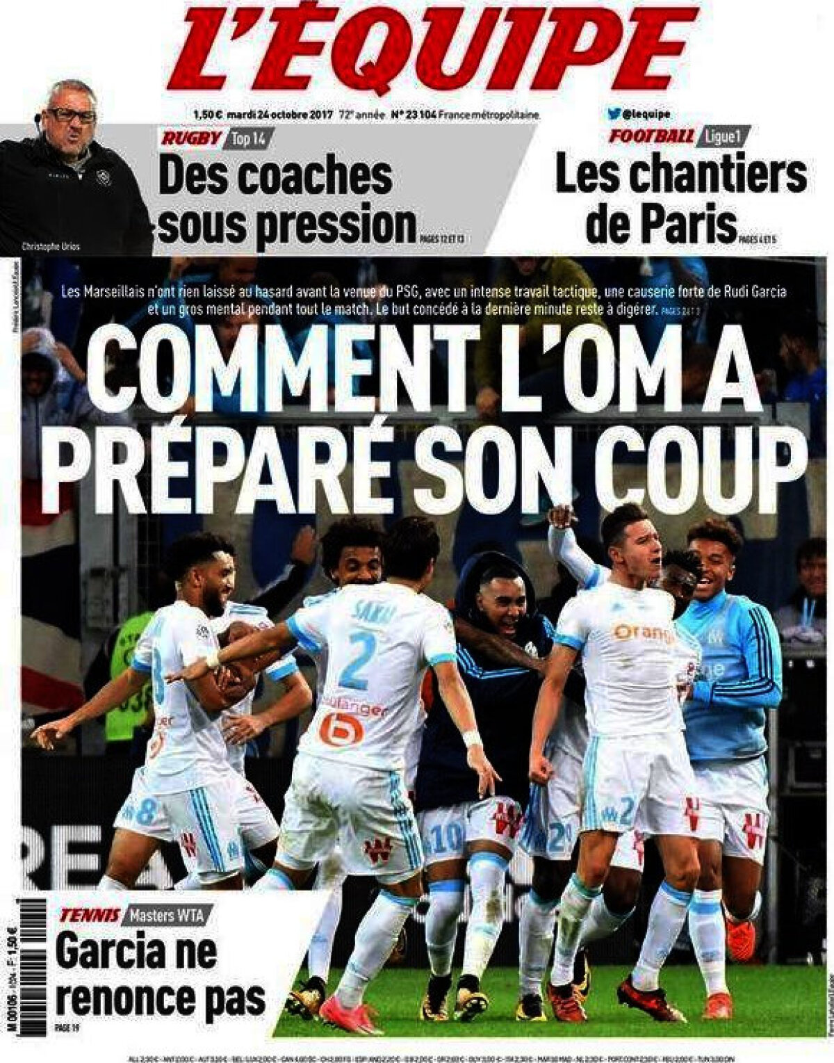 Ce scriu azi ziarele de sport din lume (24 octombrie 2017)