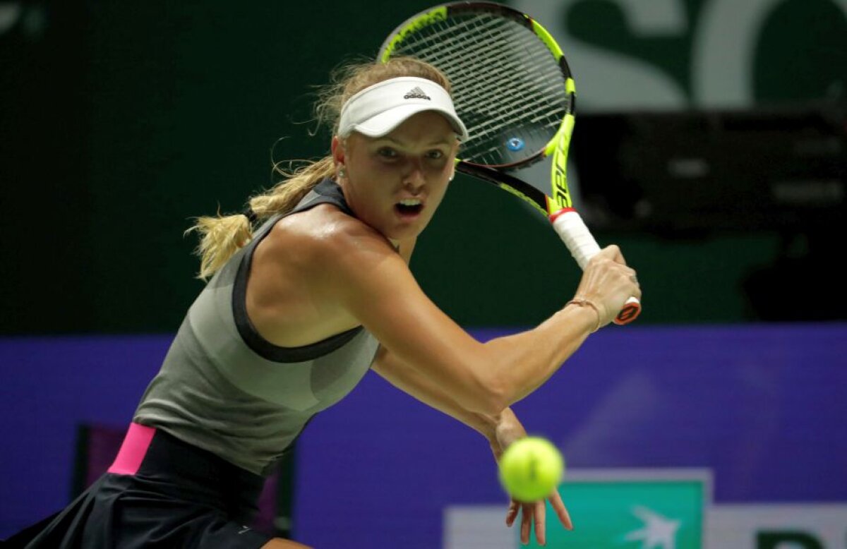 SIMONA HALEP - CAROLINE WOZNIACKI // VIDEO + FOTO Dezastru pentru jucătoarea noastră » A fost spulberată într-o oră, după ce a câștigat doar 2 game-uri