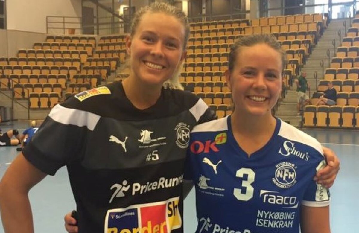 FOTO » Cele mai cunoscute gemene din handbal » Gălățencele care au crescut la Vâlcea, danezele din Bundesliga și suedezele care au bătut CSM-ul