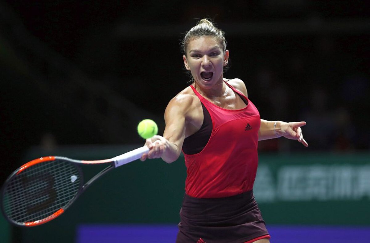 SIMONA HALEP - ELINA SVITOLINA //  FOTO+VIDEO » Adio, 2017 » Doborâtă de presiune, Simona Halep este OUT de la Turneul Campioanelor
