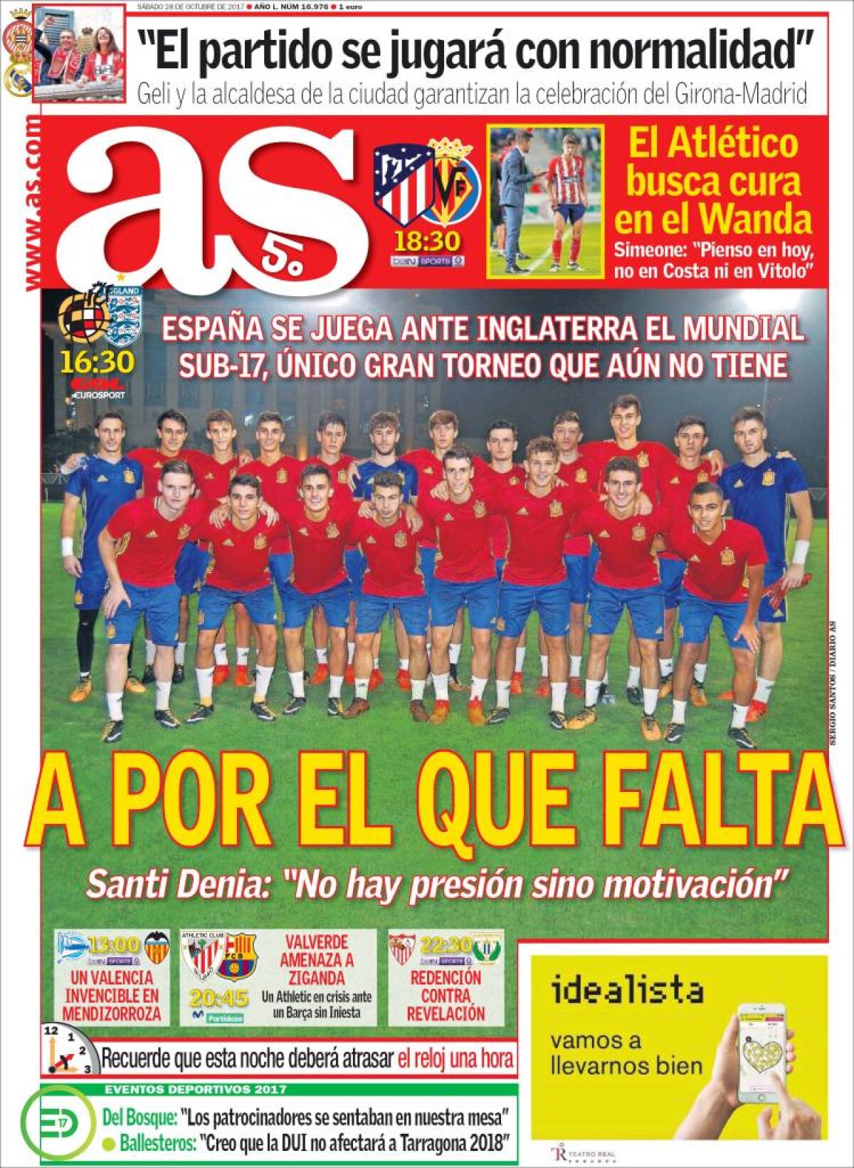 Ce scriu azi ziarele de sport din lume (28 octombrie 2017)