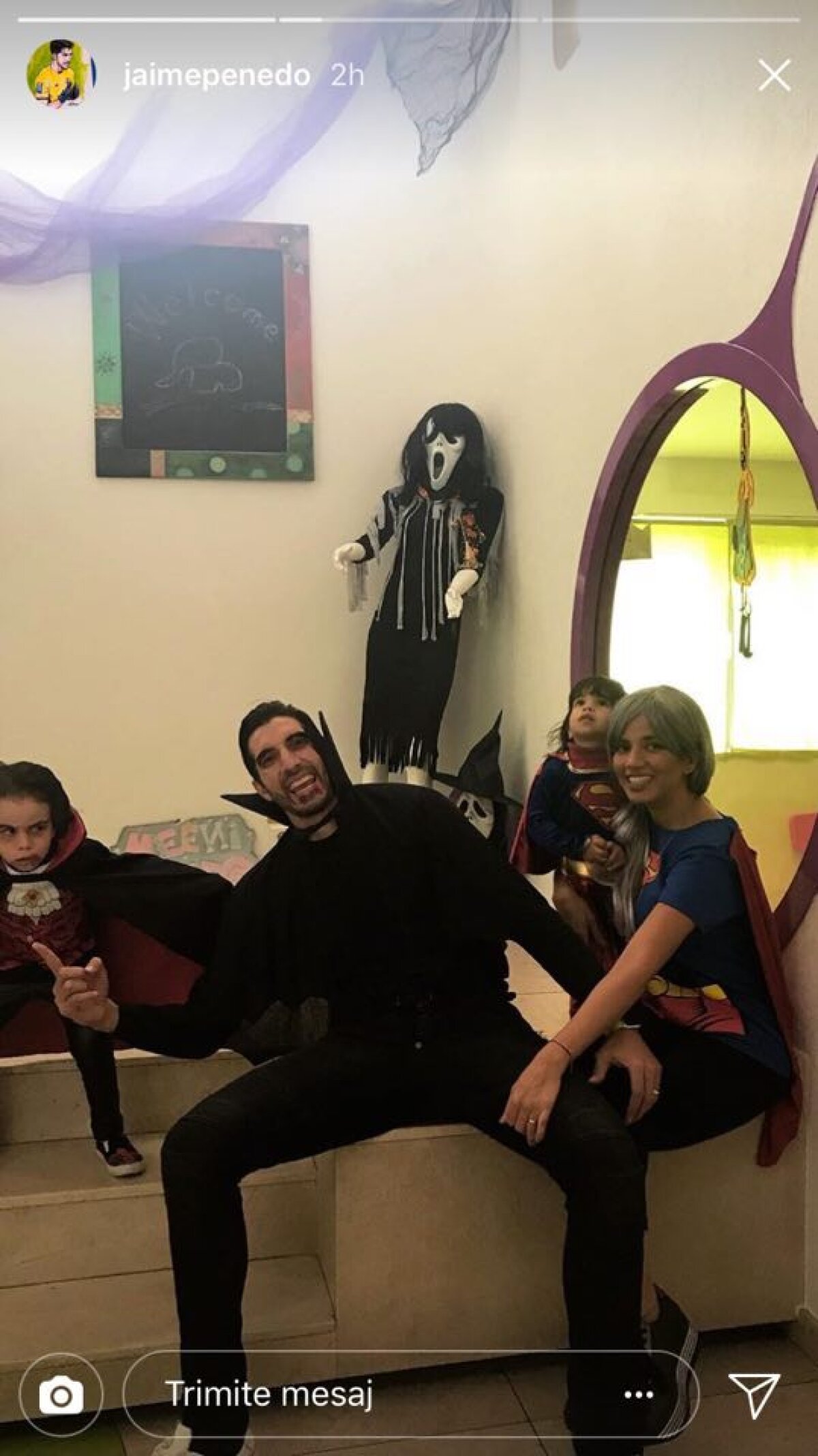 FOTO Penedo e gata de Halloween! S-a costumat într-un personaj care face parte din folclorul românesc 