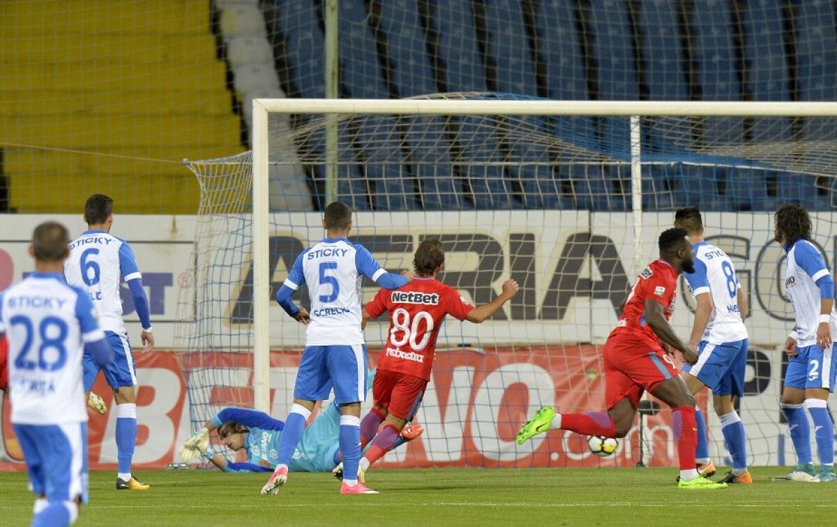 VIDEO+FOTO » FCSB se impune spectaculos cu CSU Craiova, 5-2, și devine lider în Liga 1!