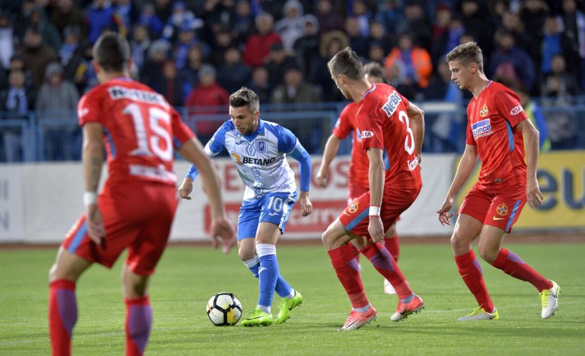 VIDEO+FOTO » FCSB se impune spectaculos cu CSU Craiova, 5-2, și devine lider în Liga 1!