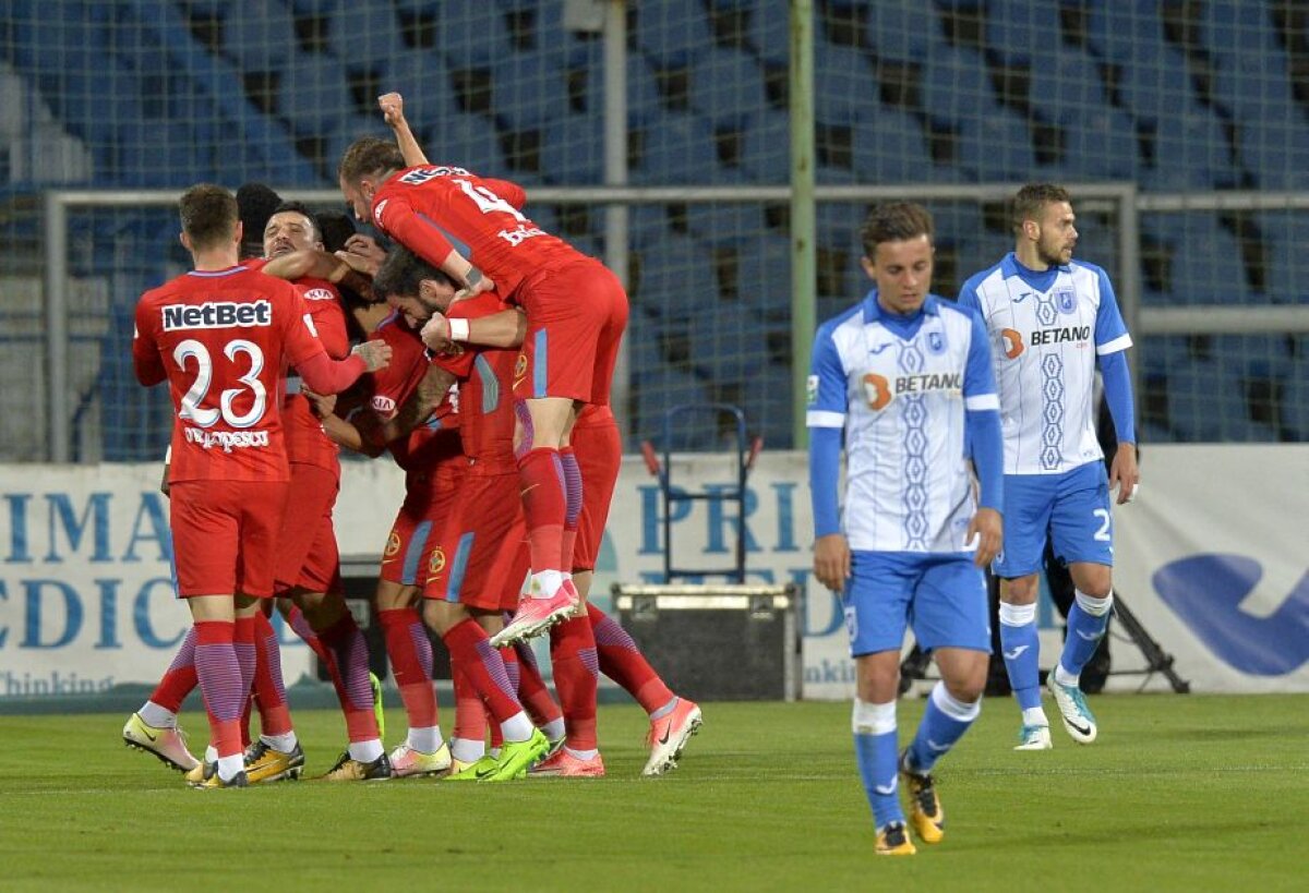VIDEO+FOTO » FCSB se impune spectaculos cu CSU Craiova, 5-2, și devine lider în Liga 1!