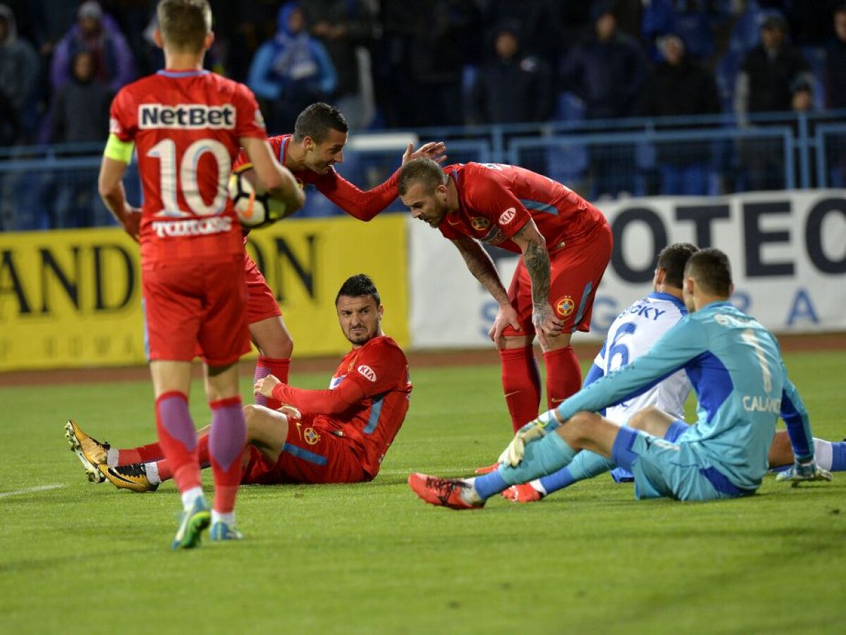 VIDEO+FOTO » FCSB se impune spectaculos cu CSU Craiova, 5-2, și devine lider în Liga 1!