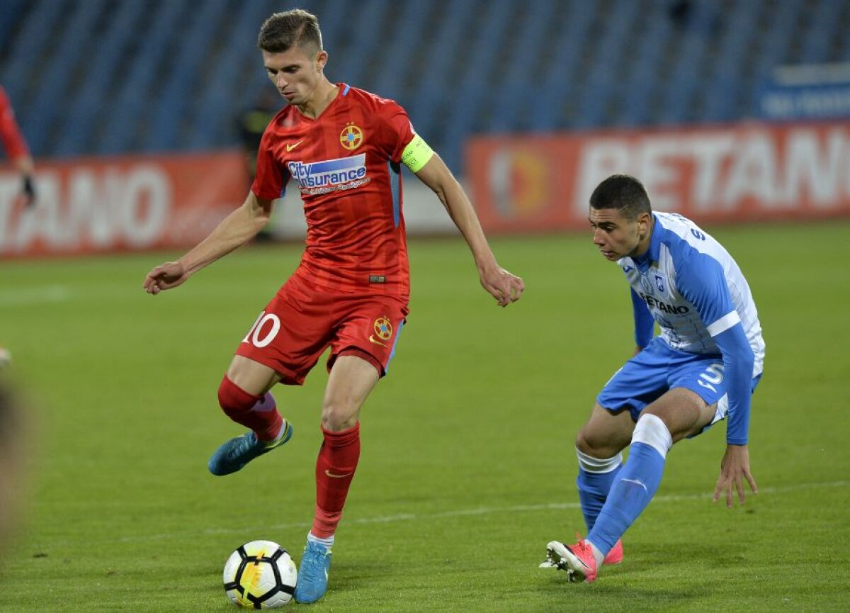 VIDEO+FOTO » FCSB se impune spectaculos cu CSU Craiova, 5-2, și devine lider în Liga 1!
