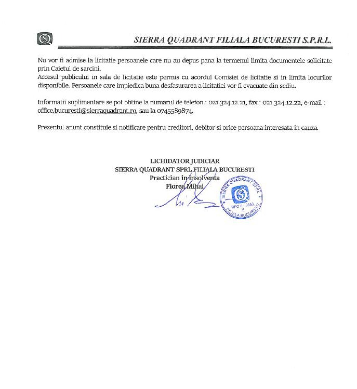 FOTO Lichidatorul Rapidului a anunțat ce va scoate la licitația cu prețul de pornire de 3,4 milioane de euro