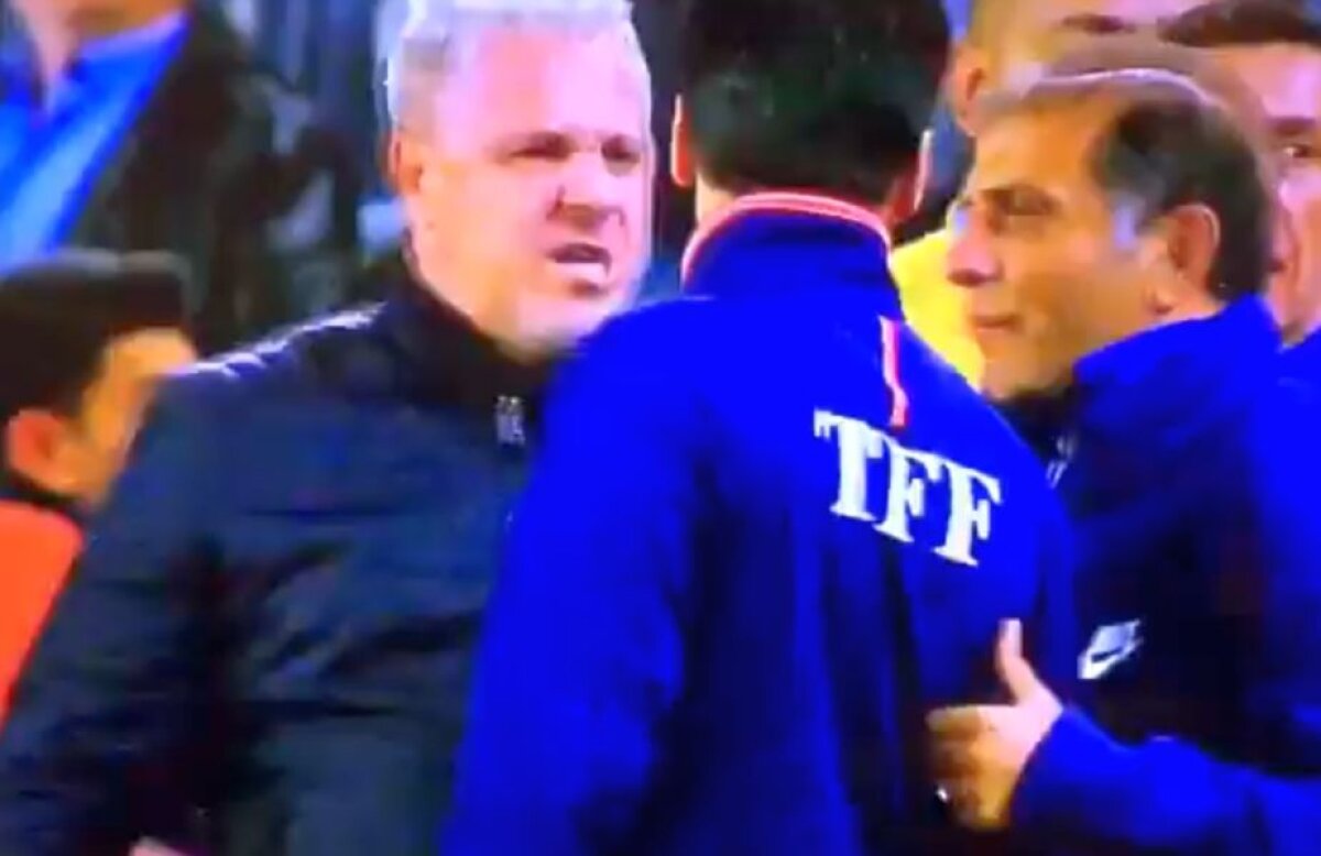 VIDEO + FOTO Șumudică, criză de nervi în timpul meciului cu Fenerbahce! Cuvinte grele aruncate unui adversar