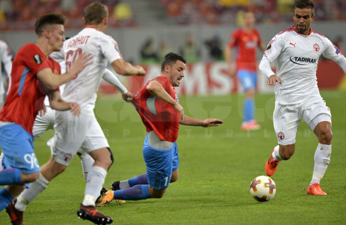 VIDEO + FOTO » FCSB, vestitoarea primăverii! Echipa roș-albastră a terminat la egalitate, 1-1 cu Beer Sheva și s-a calificat în 16-imile Europa League