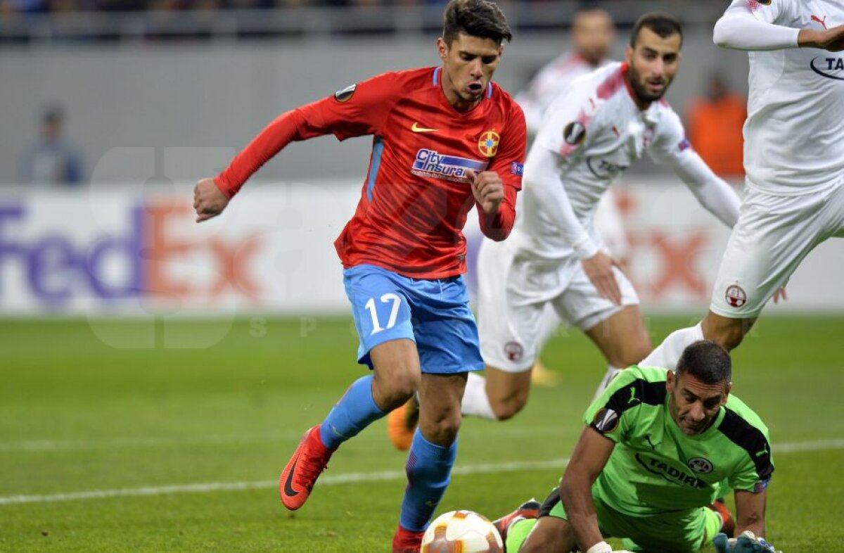 VIDEO + FOTO » FCSB, vestitoarea primăverii! Echipa roș-albastră a terminat la egalitate, 1-1 cu Beer Sheva și s-a calificat în 16-imile Europa League