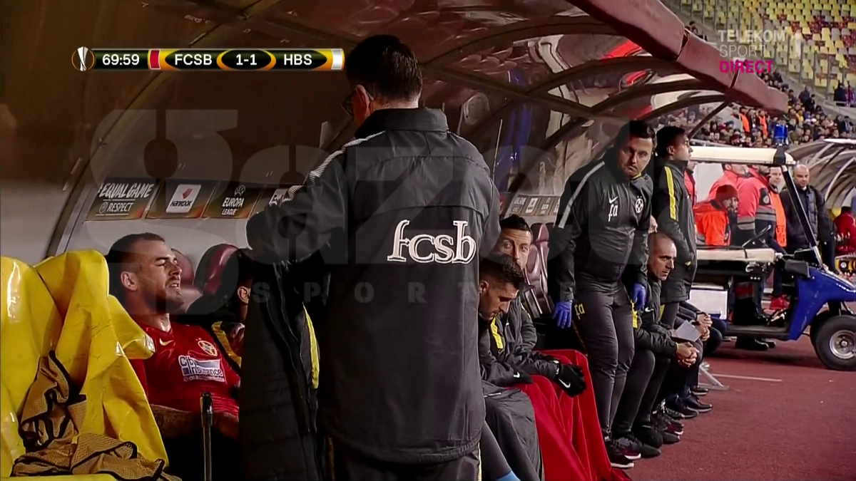 FCSB - HAPOEL BEER SHEVA // VIDEO + FOTO Moment IMPRESIONANT pe Arena Națională! Schimbat și huiduit de fani, Alibec a început să plângă pe bancă