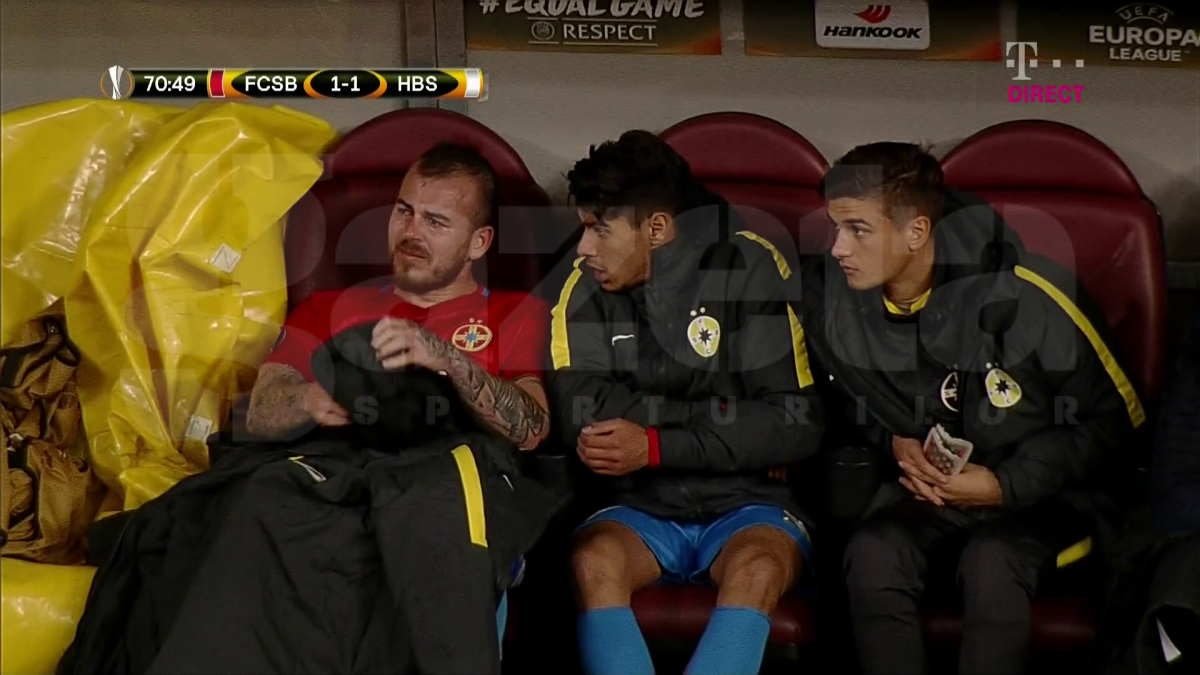 FCSB - HAPOEL BEER SHEVA // VIDEO + FOTO Moment IMPRESIONANT pe Arena Națională! Schimbat și huiduit de fani, Alibec a început să plângă pe bancă