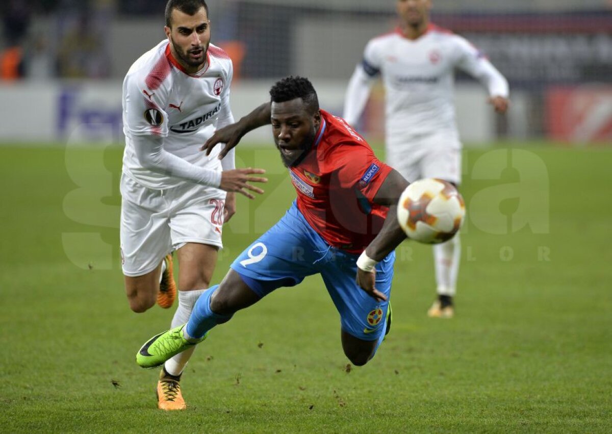 VIDEO + FOTO » FCSB, vestitoarea primăverii! Echipa roș-albastră a terminat la egalitate, 1-1 cu Beer Sheva și s-a calificat în 16-imile Europa League