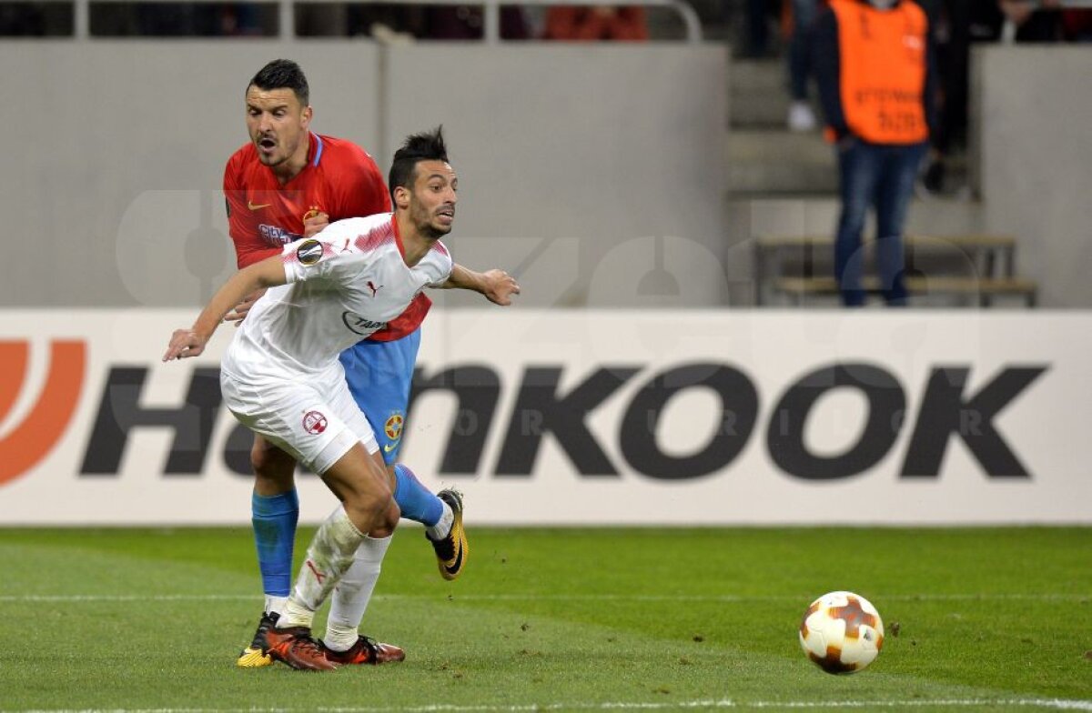 VIDEO + FOTO » FCSB, vestitoarea primăverii! Echipa roș-albastră a terminat la egalitate, 1-1 cu Beer Sheva și s-a calificat în 16-imile Europa League