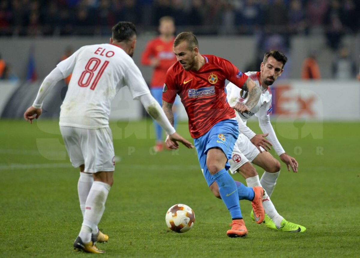 VIDEO + FOTO » FCSB, vestitoarea primăverii! Echipa roș-albastră a terminat la egalitate, 1-1 cu Beer Sheva și s-a calificat în 16-imile Europa League