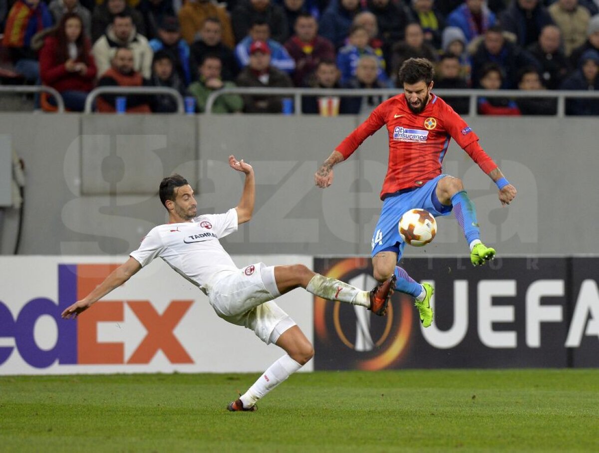 VIDEO + FOTO » FCSB, vestitoarea primăverii! Echipa roș-albastră a terminat la egalitate, 1-1 cu Beer Sheva și s-a calificat în 16-imile Europa League