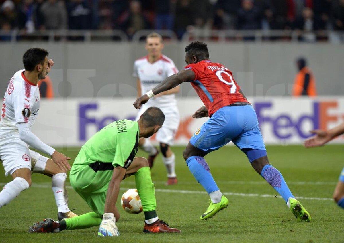 VIDEO + FOTO » FCSB, vestitoarea primăverii! Echipa roș-albastră a terminat la egalitate, 1-1 cu Beer Sheva și s-a calificat în 16-imile Europa League