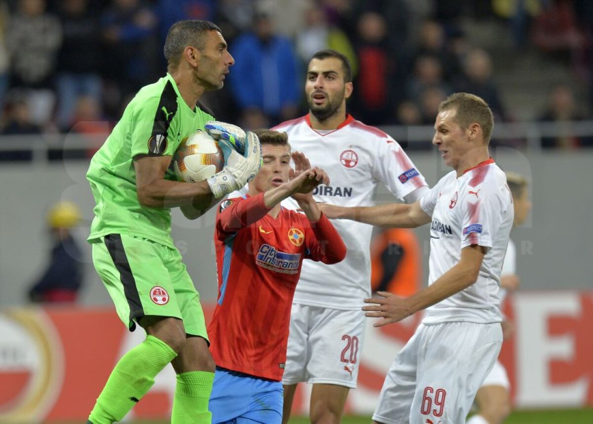 VIDEO + FOTO » FCSB, vestitoarea primăverii! Echipa roș-albastră a terminat la egalitate, 1-1 cu Beer Sheva și s-a calificat în 16-imile Europa League