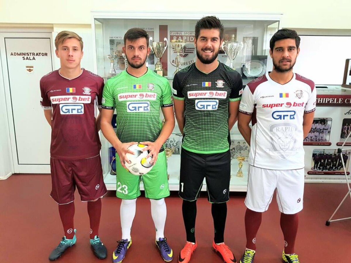 VIDEO+FOTO Rapidul are un nou echipament » Pancu: "E un vis împlinit pentru mine"