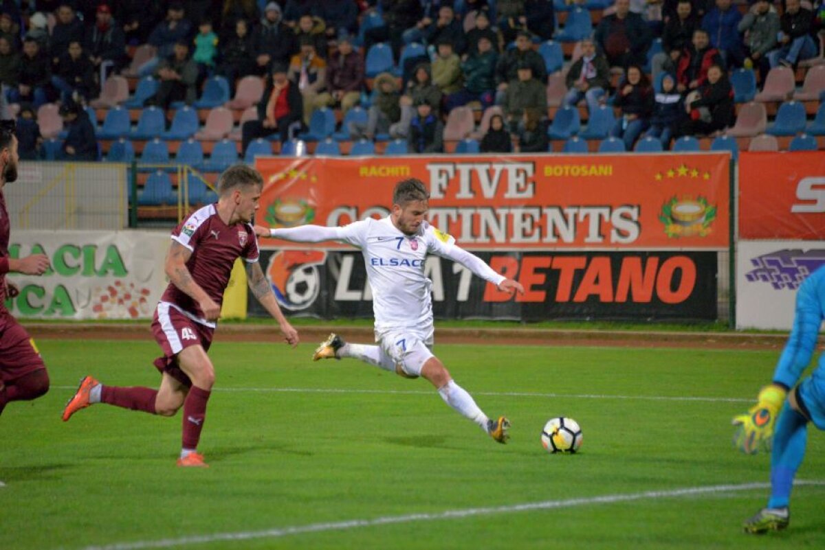 FOTO + VIDEO FC Botoșani câștigă și cu FC Voluntari, 1-0, și e pe val în Liga 1! Moldovenii sunt la 10 puncte de Dinamo și au șanse mari să prindă play-off-ul