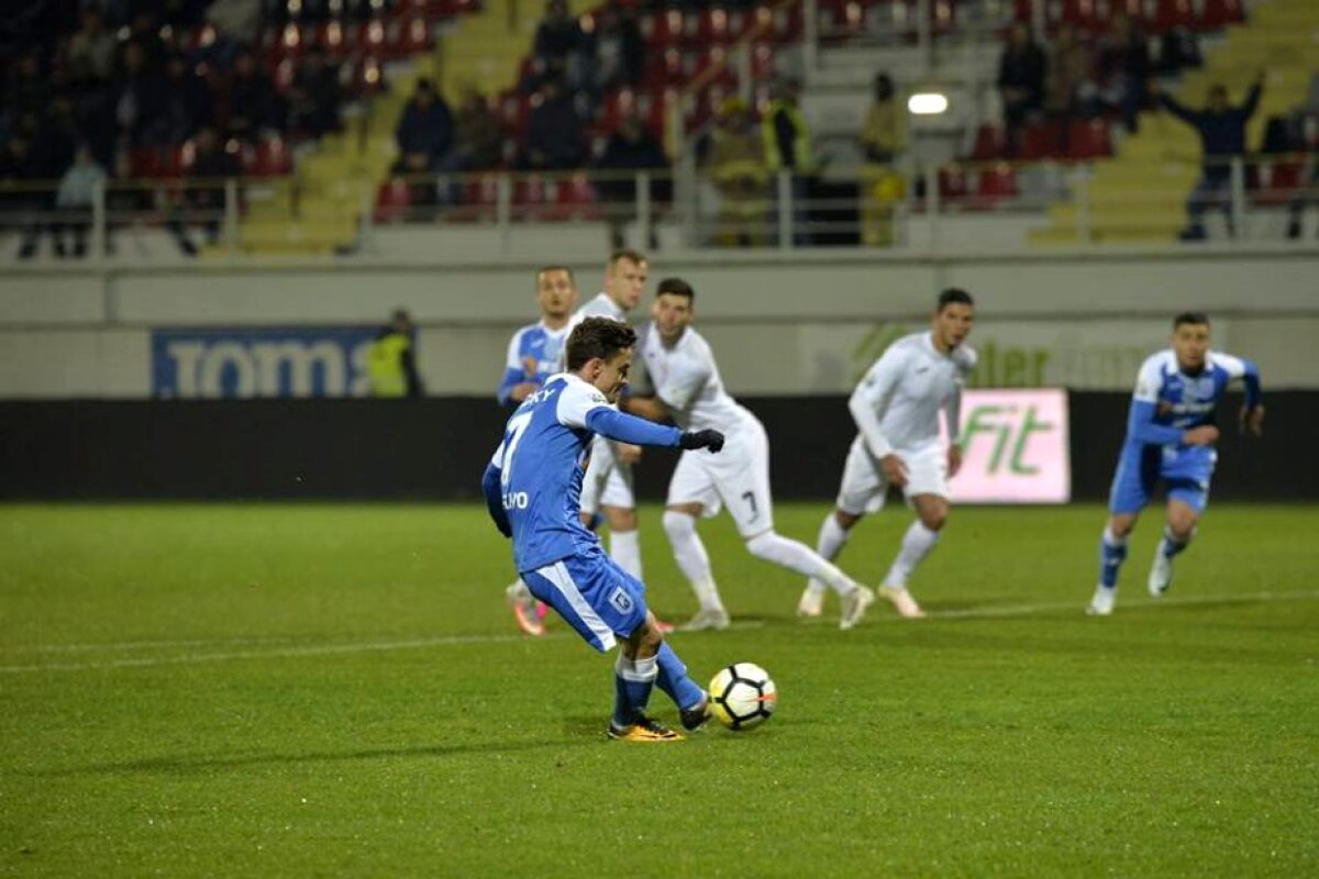 VIDEO+FOTO » Astra câștigă un punct nesperat în 10 oameni cu CSU Craiova, scor 2-2