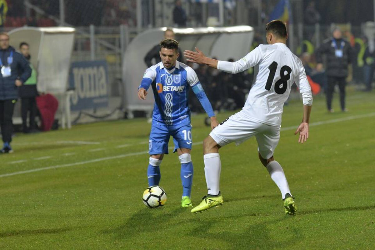 VIDEO+FOTO » Astra câștigă un punct nesperat în 10 oameni cu CSU Craiova, scor 2-2