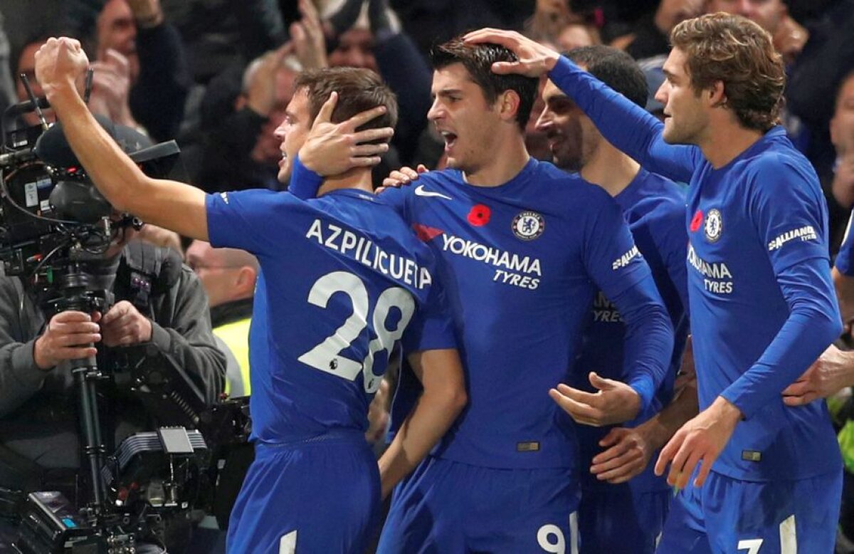 VIDEO + FOTO Chelsea se impune în derby-ul cu United, 1-0, şi rămâne în lupta pentru podium