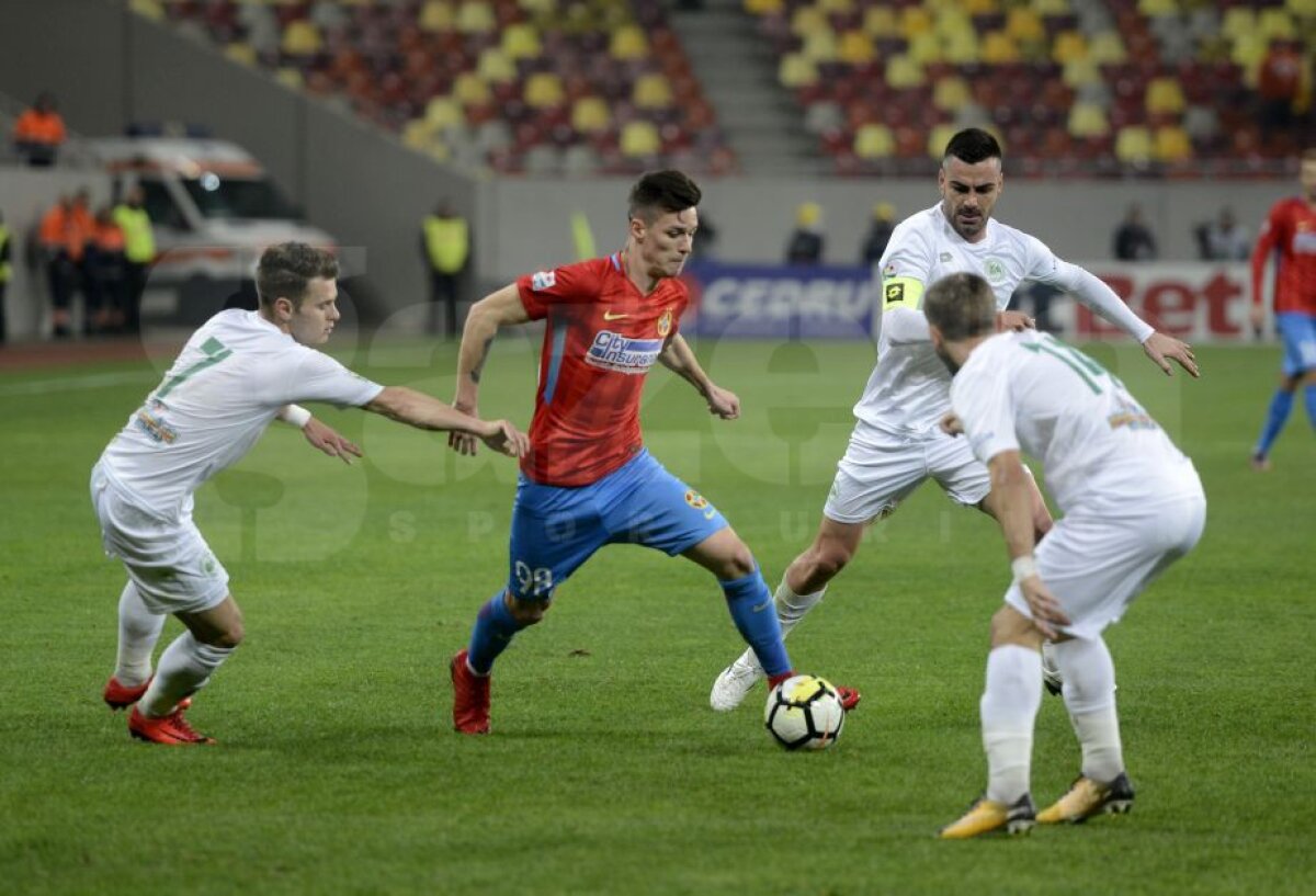 VIDEO+FOTO Victorie muncită pentru FCSB cu Chiajna, scor 2-1 » Roș-albaștrii revin în fruntea Ligii 1!