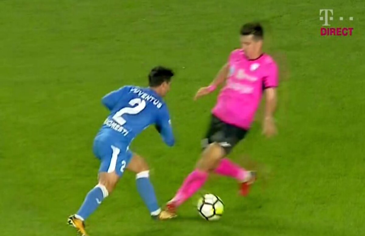 UPDATE » GALERIE FOTO + VIDEO Trei faulturi grosolane în meciul Juventus București - ACS Poli » Decizii de neînțeles ale arbitrului