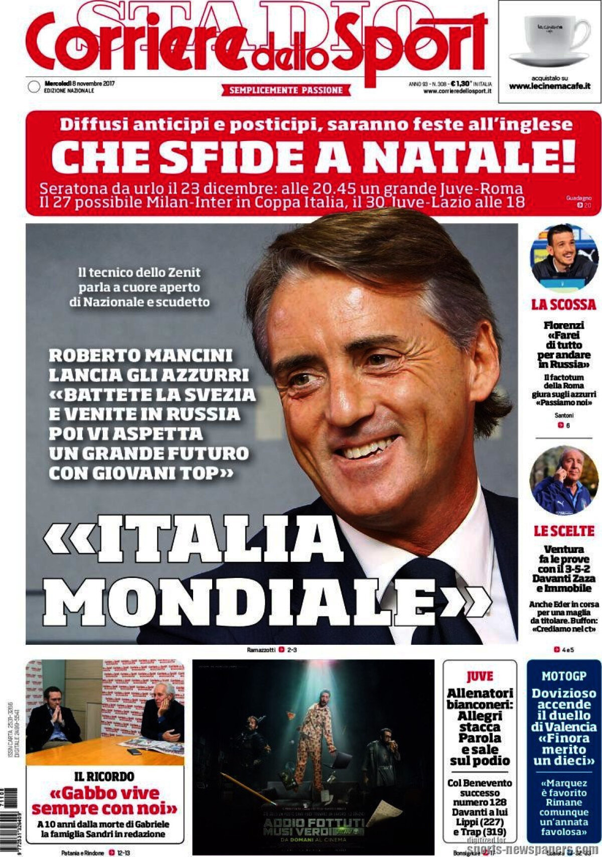 Ce scriu azi ziarele de sport din lume (8 noiembrie 2017)