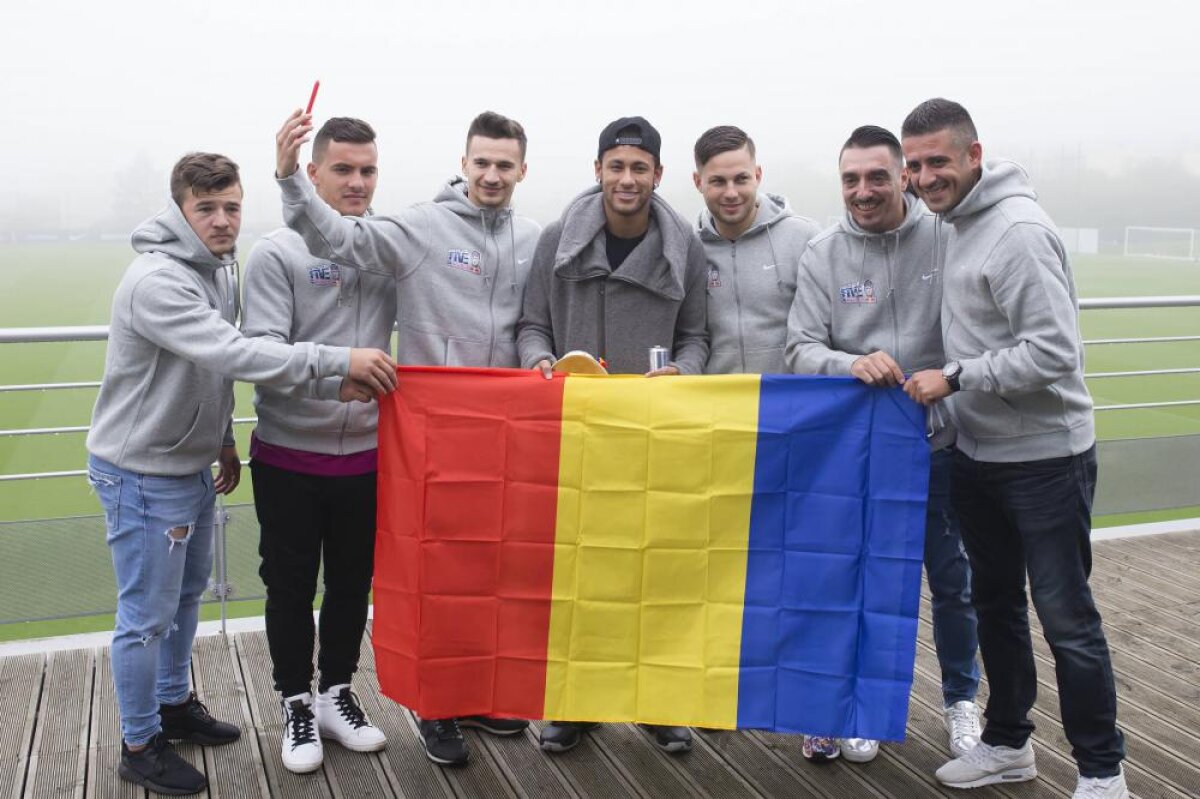VIDEO+FOTO Neymar s-a pozat cu steagul României » Povestea din spatele imaginilor inedite