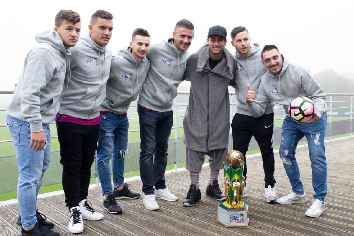 VIDEO+FOTO Neymar s-a pozat cu steagul României » Povestea din spatele imaginilor inedite