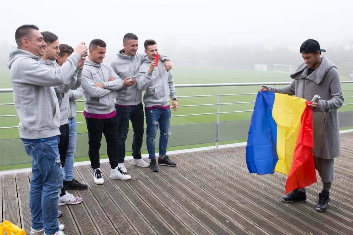 VIDEO+FOTO Neymar s-a pozat cu steagul României » Povestea din spatele imaginilor inedite