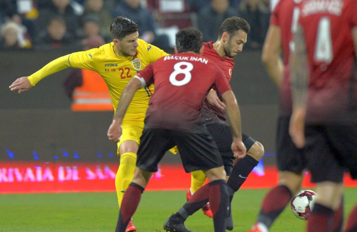 VIDEO+FOTO Idee de 10! România s-a distrat la Cluj cu Turcia lui Lucescu: "dublă" Grozav, "decarul" reinventat de Contra