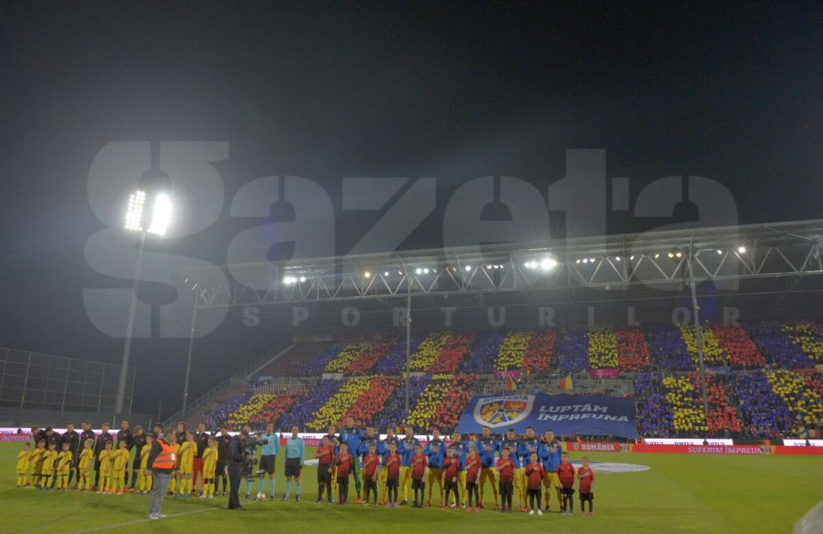 FOTO Coregrafie superbă în Gruia, înainte de România - Turcia