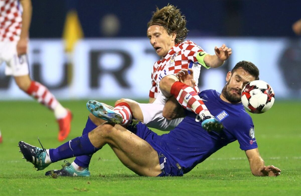 VIDEO + FOTO S-au încheiat primele două meciuri din barajul pentru CM 2018 » Croația a spulberat-o pe Grecia, Hațegan a făcut praf Irlanda de Nord - Elveția
