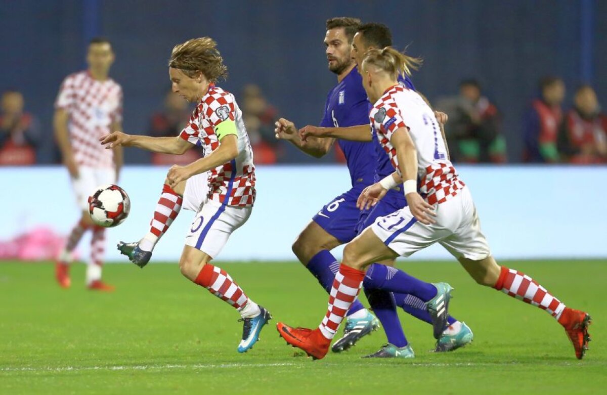 VIDEO + FOTO S-au încheiat primele două meciuri din barajul pentru CM 2018 » Croația a spulberat-o pe Grecia, Hațegan a făcut praf Irlanda de Nord - Elveția