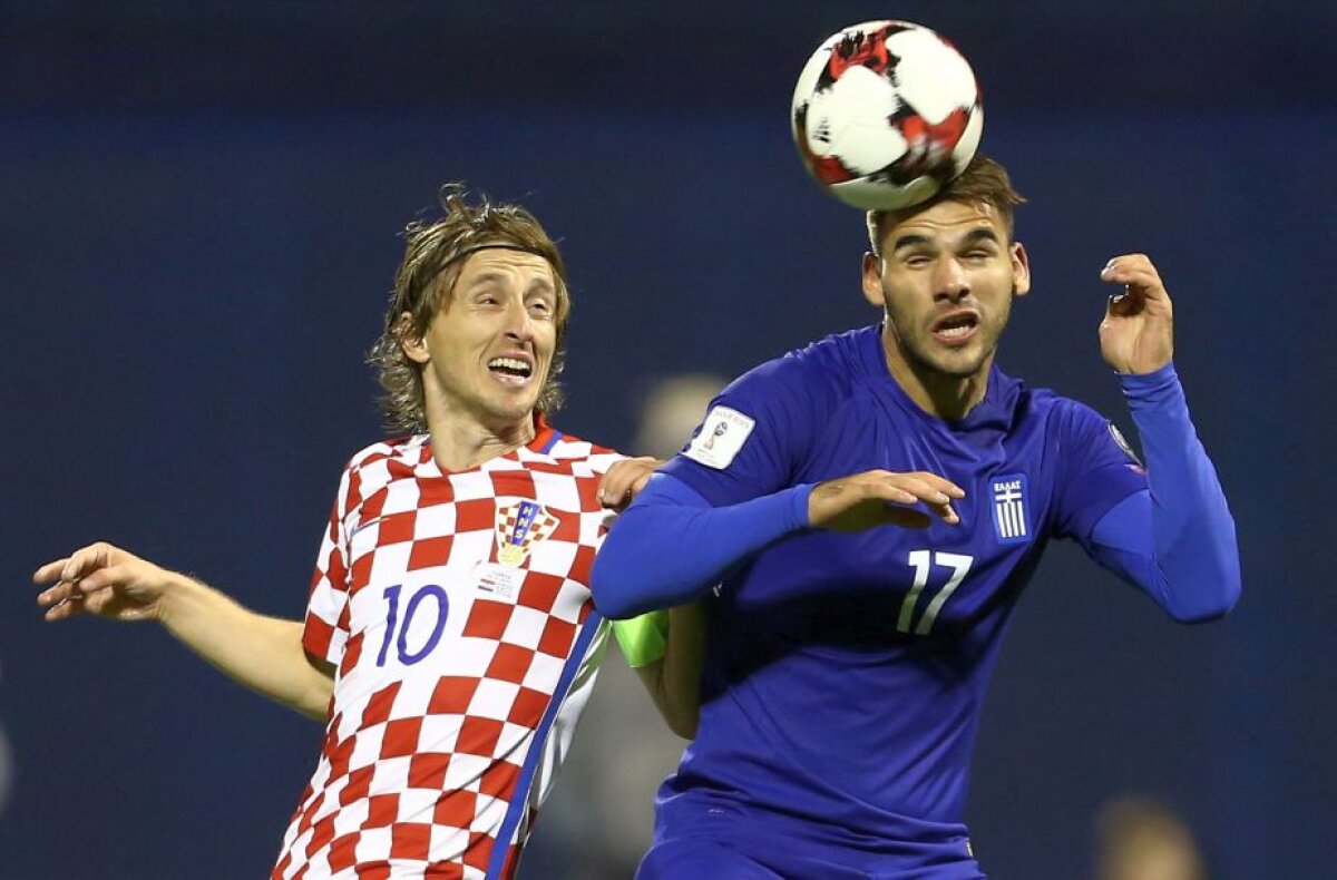 VIDEO + FOTO S-au încheiat primele două meciuri din barajul pentru CM 2018 » Croația a spulberat-o pe Grecia, Hațegan a făcut praf Irlanda de Nord - Elveția