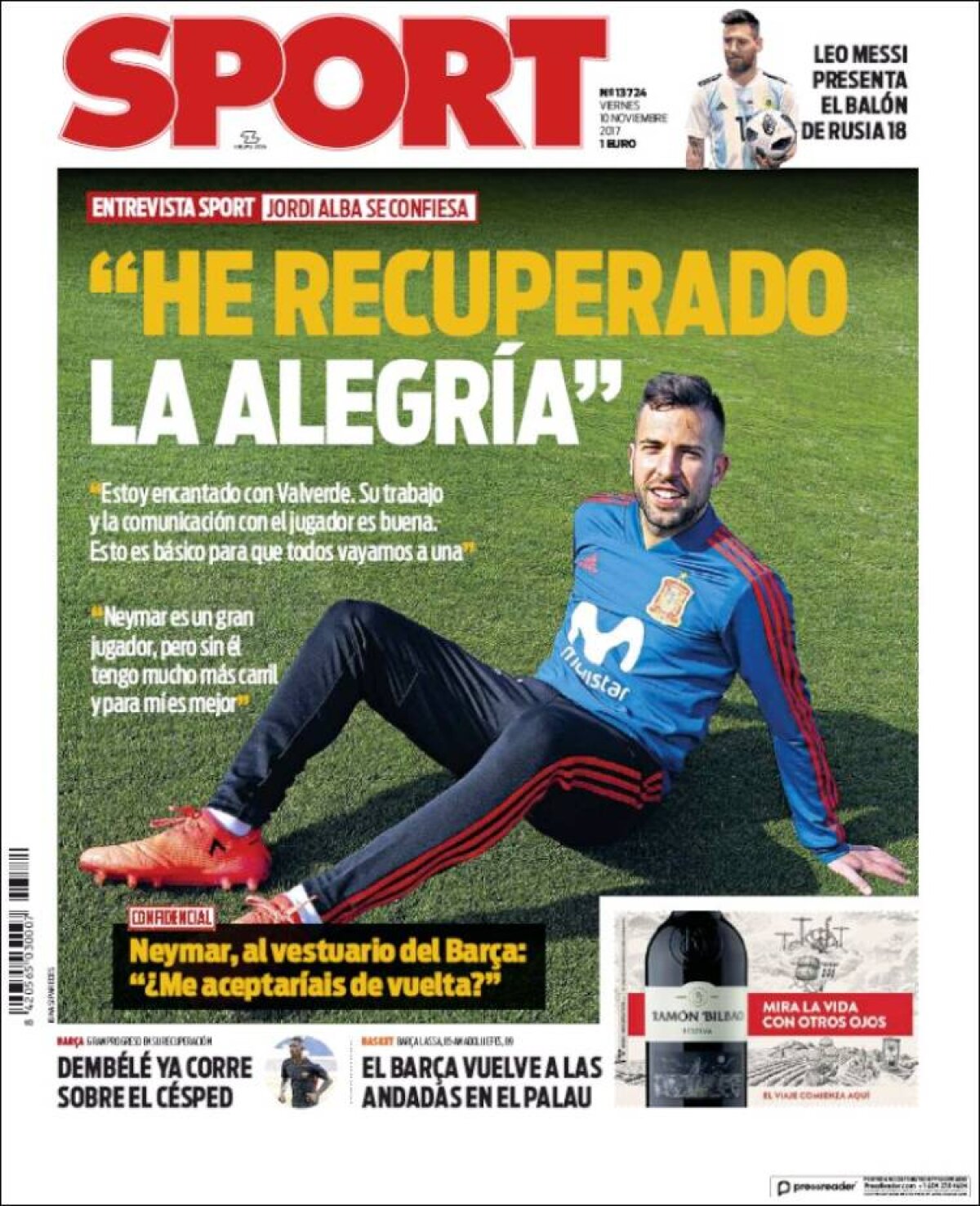 Ce scriu azi ziarele de sport din lume (9 noiembrie 2017)