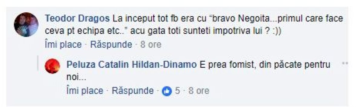 FOTO Cade și ultimul bastion al lui Negoiță! Peluza s-a răsculat împotriva finanțatorului și lansează un atac jignitor: "E un cretin, prea fomist pentru noi" 