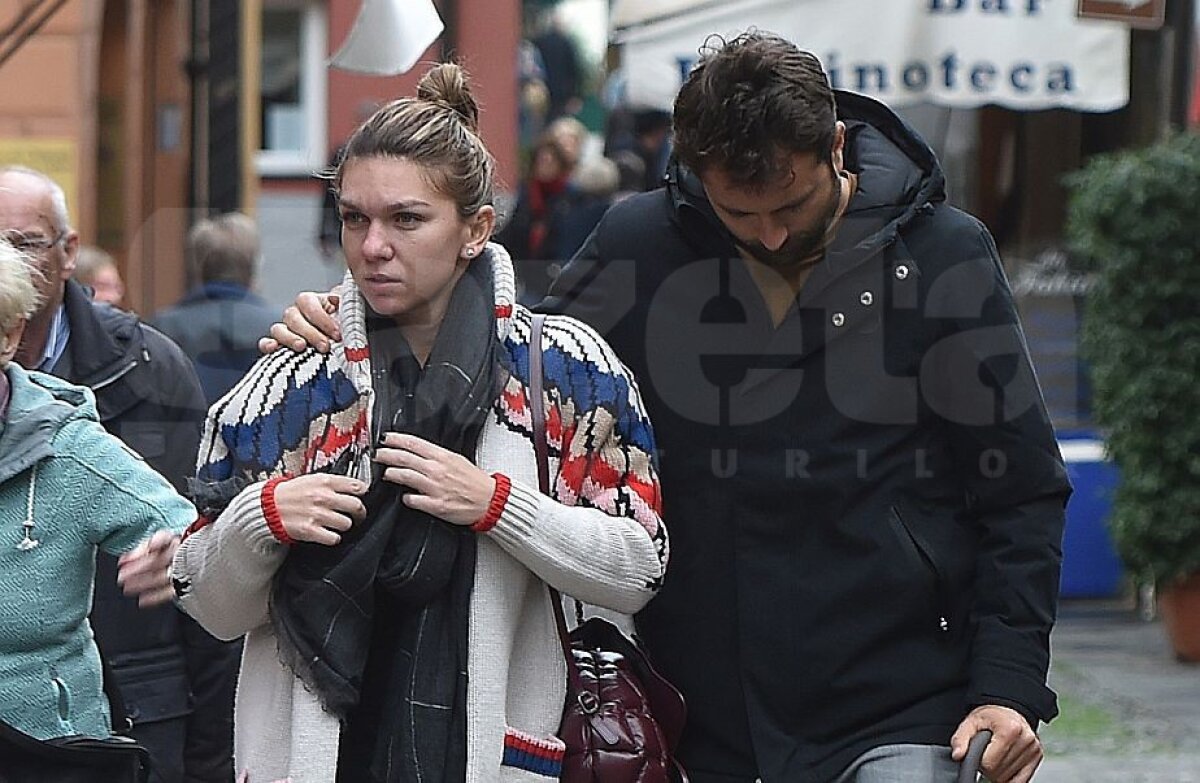 FOTO Reacție tranșantă a Simonei Halep după ce a fost surprinsă de paparazzi alături de Radu Barbu în vacanța din Italia