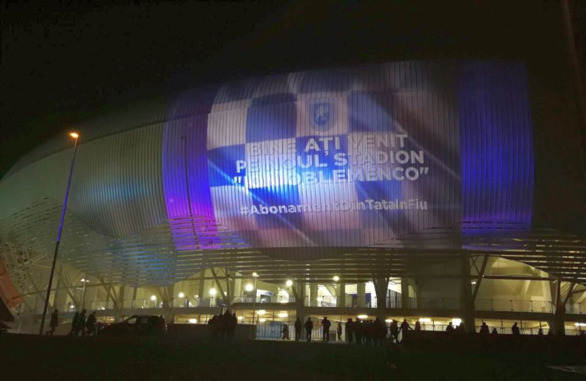 FOTO + VIDEO "Lei" doar în tribune » CSU Craiova a fost umilită la inaugurarea noului "Ion Oblemenco"