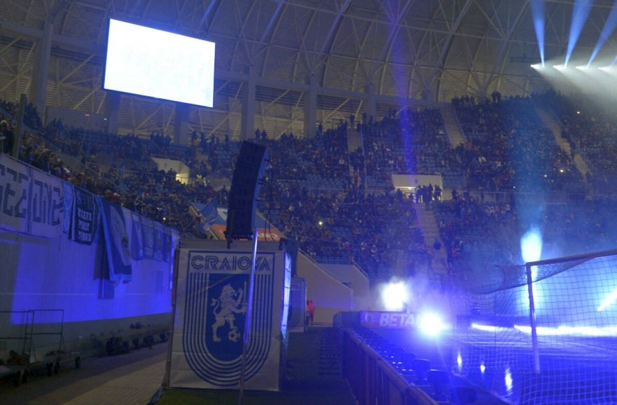 FOTO + VIDEO "Lei" doar în tribune » CSU Craiova a fost umilită la inaugurarea noului "Ion Oblemenco"