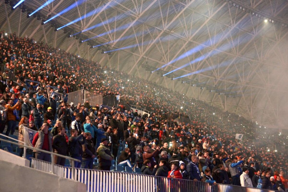 FOTO + VIDEO "Lei" doar în tribune » CSU Craiova a fost umilită la inaugurarea noului "Ion Oblemenco"