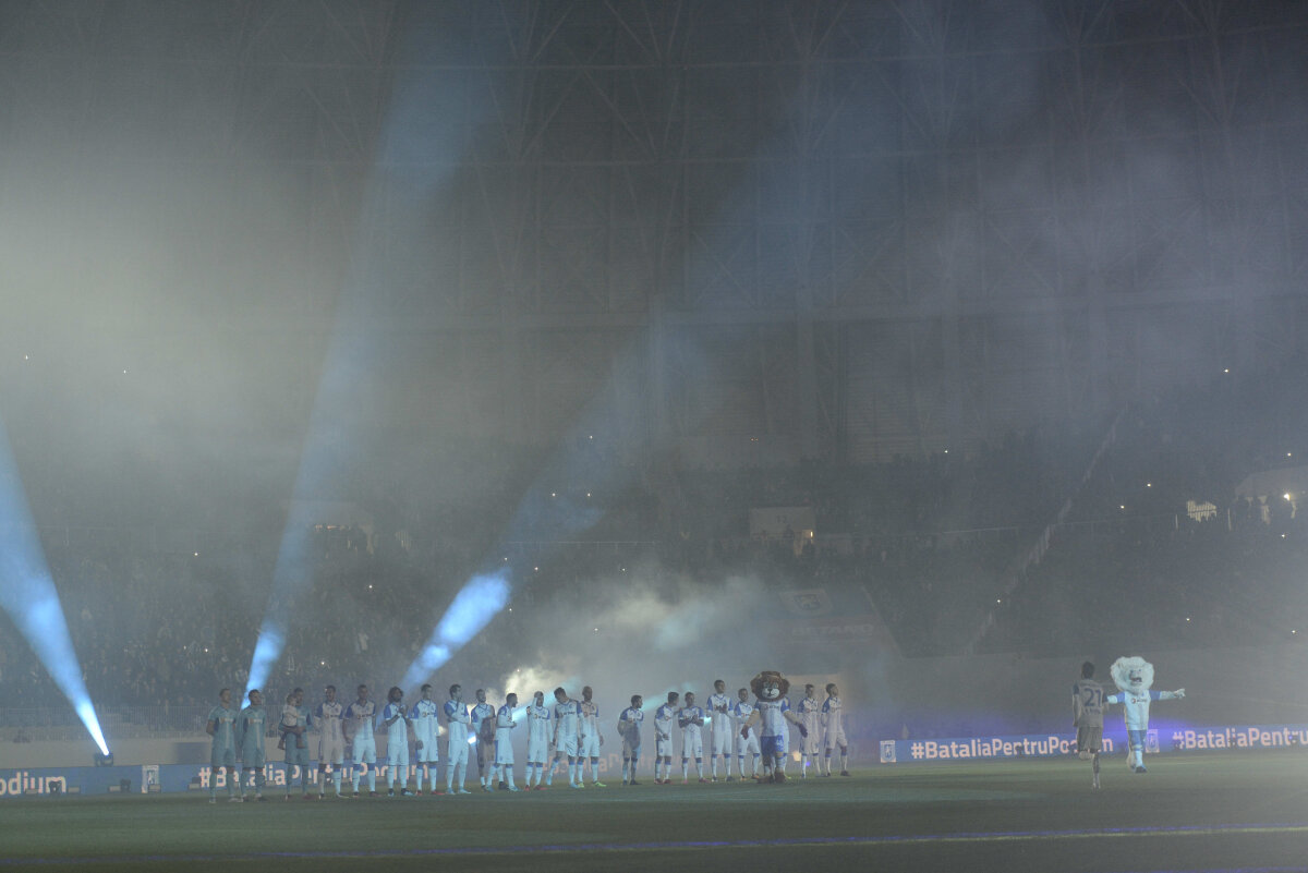 FOTO + VIDEO "Lei" doar în tribune » CSU Craiova a fost umilită la inaugurarea noului "Ion Oblemenco"
