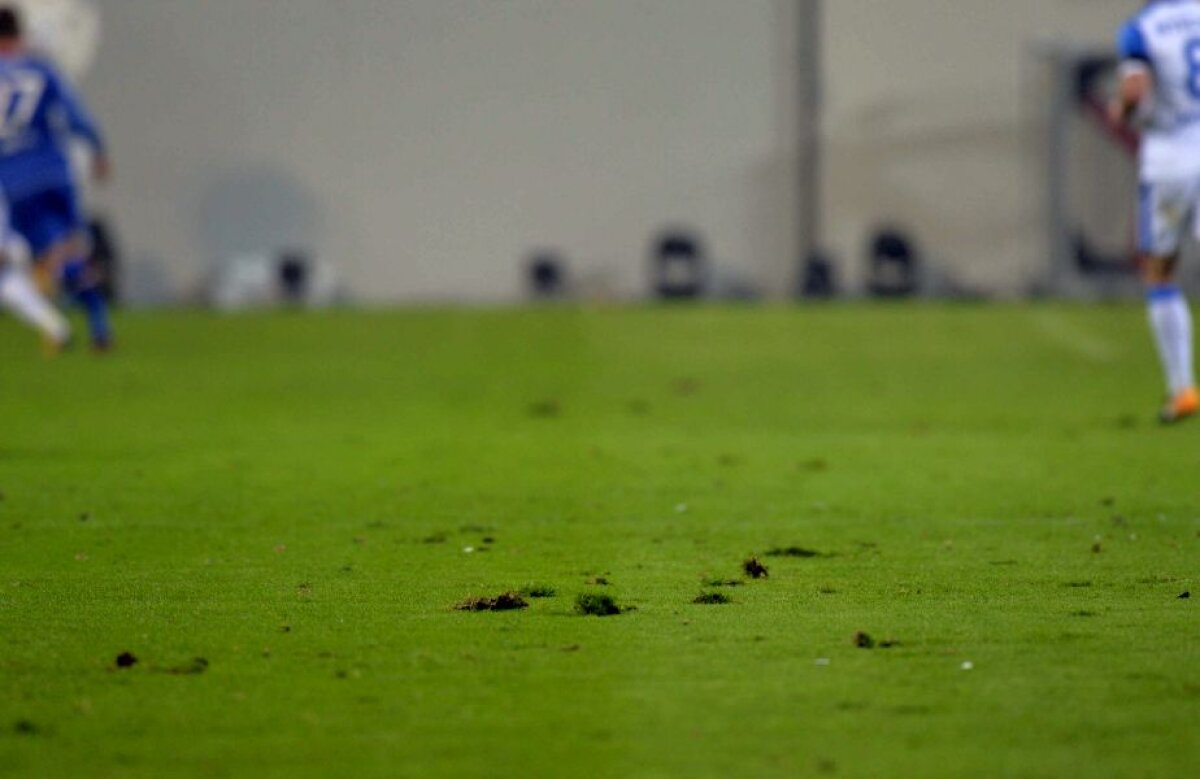 GALERIE FOTO » Stadion de 5 stele, gazon de două » Cum s-a prezentat terenul la primul meci de pe noul "Ion Oblemenco"