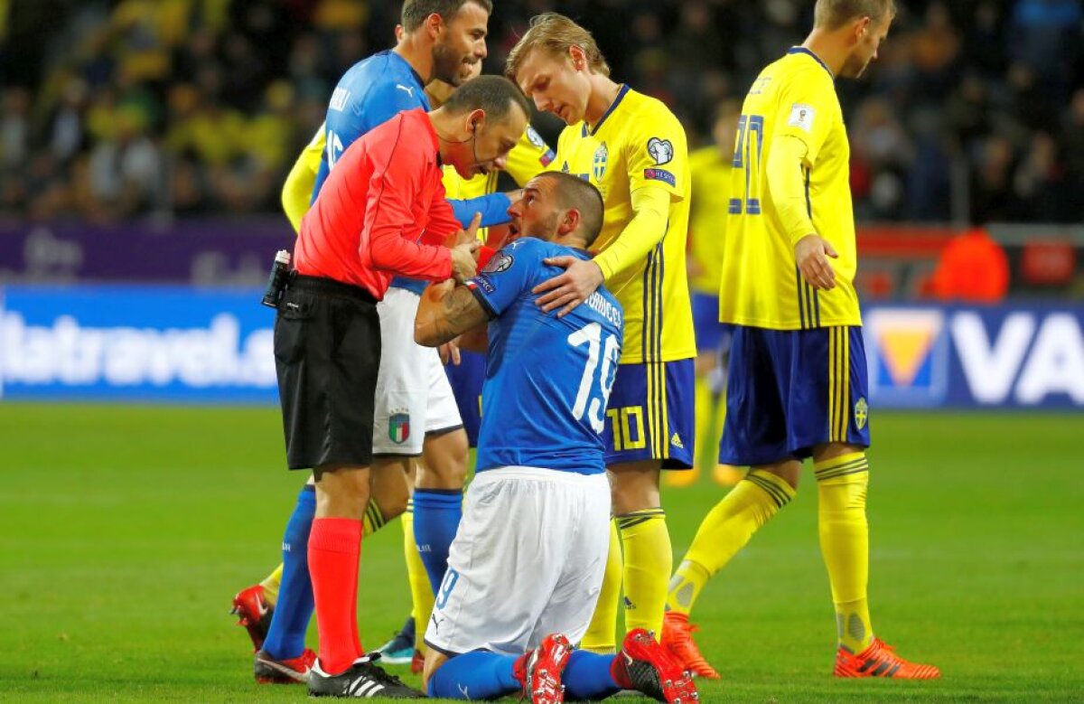 FOTO + VIDEO Surpriză mare la barajul pentru CM 2018: Suedia a învins-o pe Italia, iar calificarea Squadrei Azzurra e în pericol